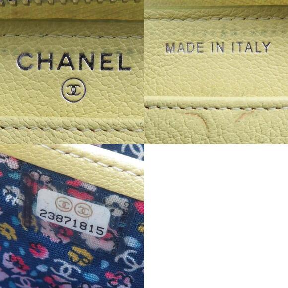 CHANEL Yellow Leather Wallet - Picture 5 of 5